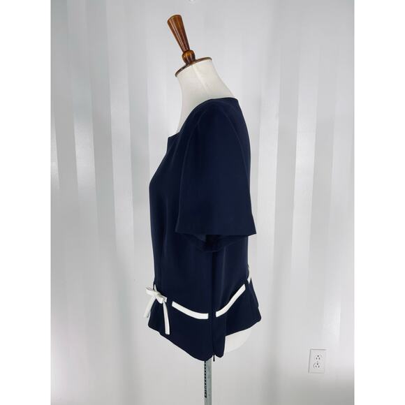 ADDRESS MAGGY Women’s Navy Blue Blouse Sz 16 - Picture 3 of 9